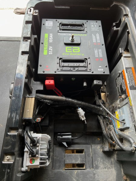 What lithium battery fits Club Car Precedent?