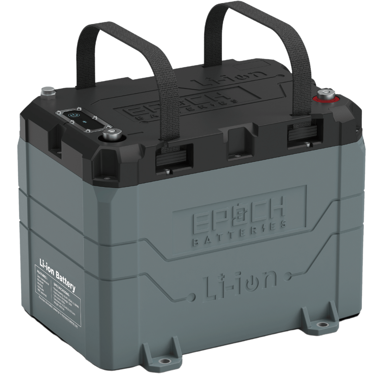 Epoch 24V 100Ah | Heated & Bluetooth | LiFePO4 Battery