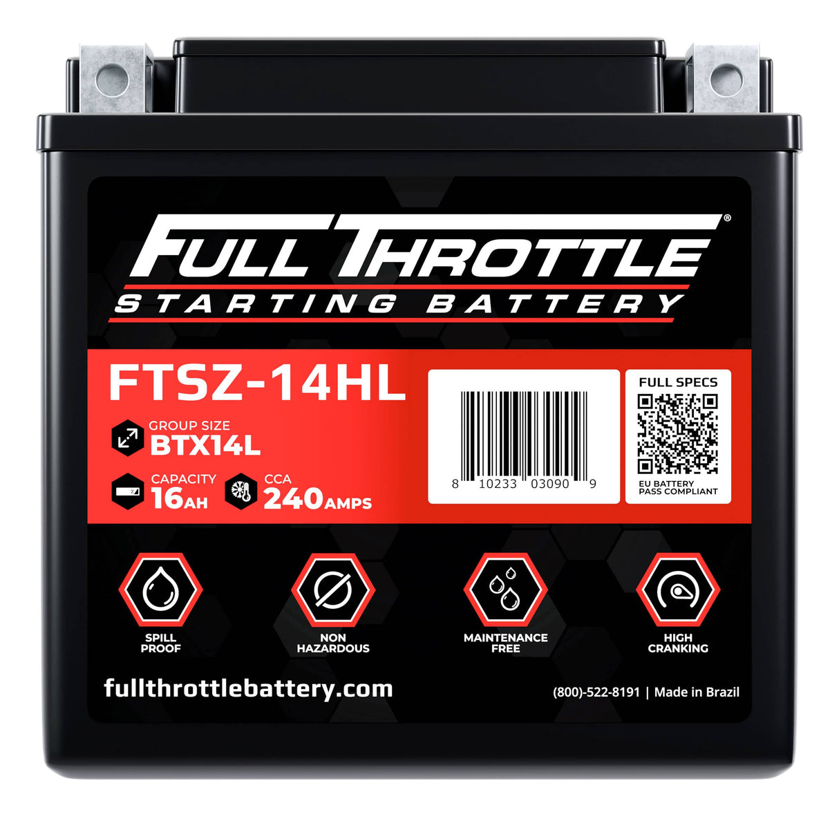 Full Throttle FTSZ-14HL