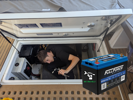 Coronado Boat Battery Installation by DCB