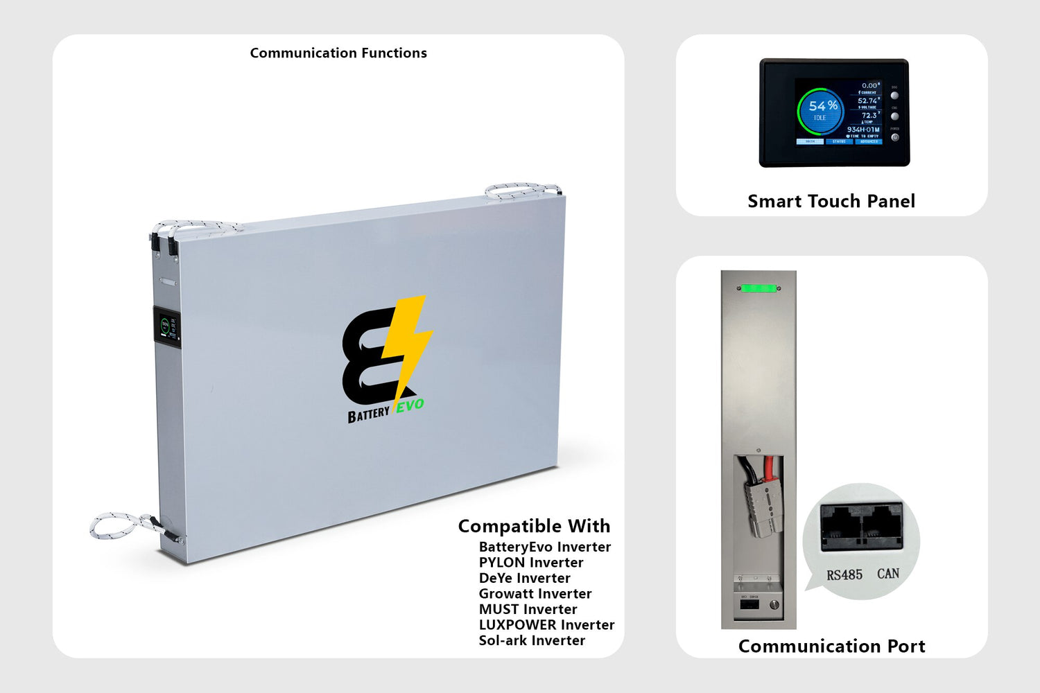Battery Evo 48V RHINO LiFePO4 276Ah 14kWh Buy Batteries Online