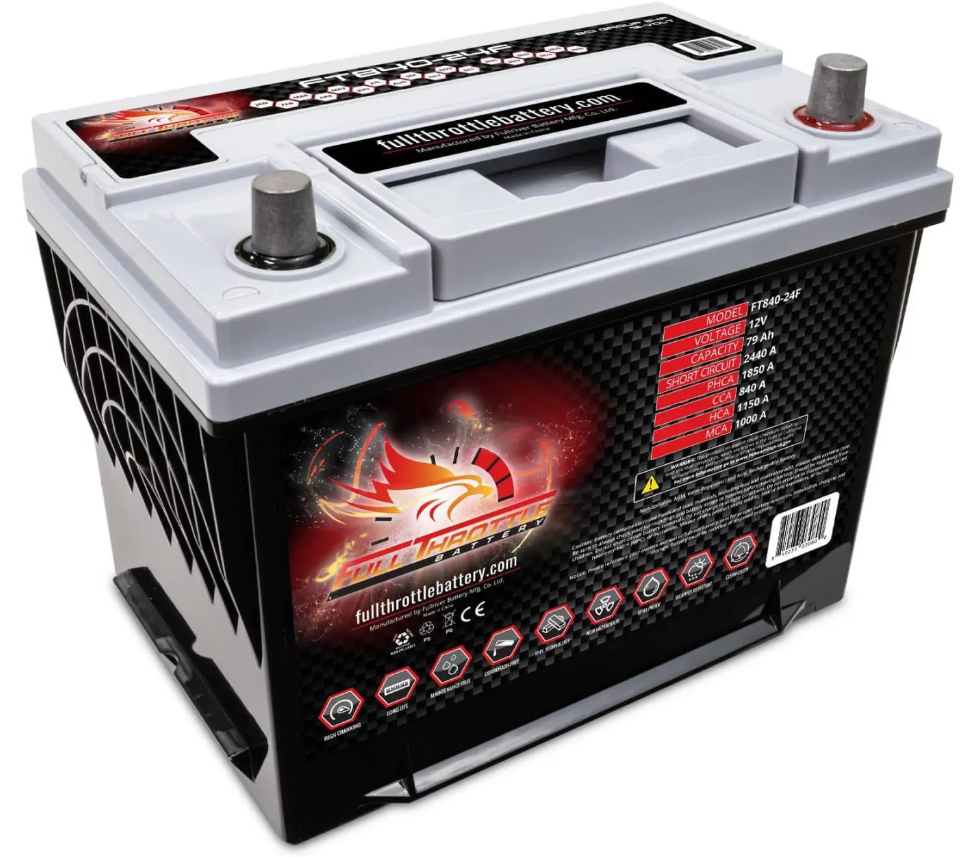 Full Throttle FT840-24F – Buy Batteries Online at Deep Cycle