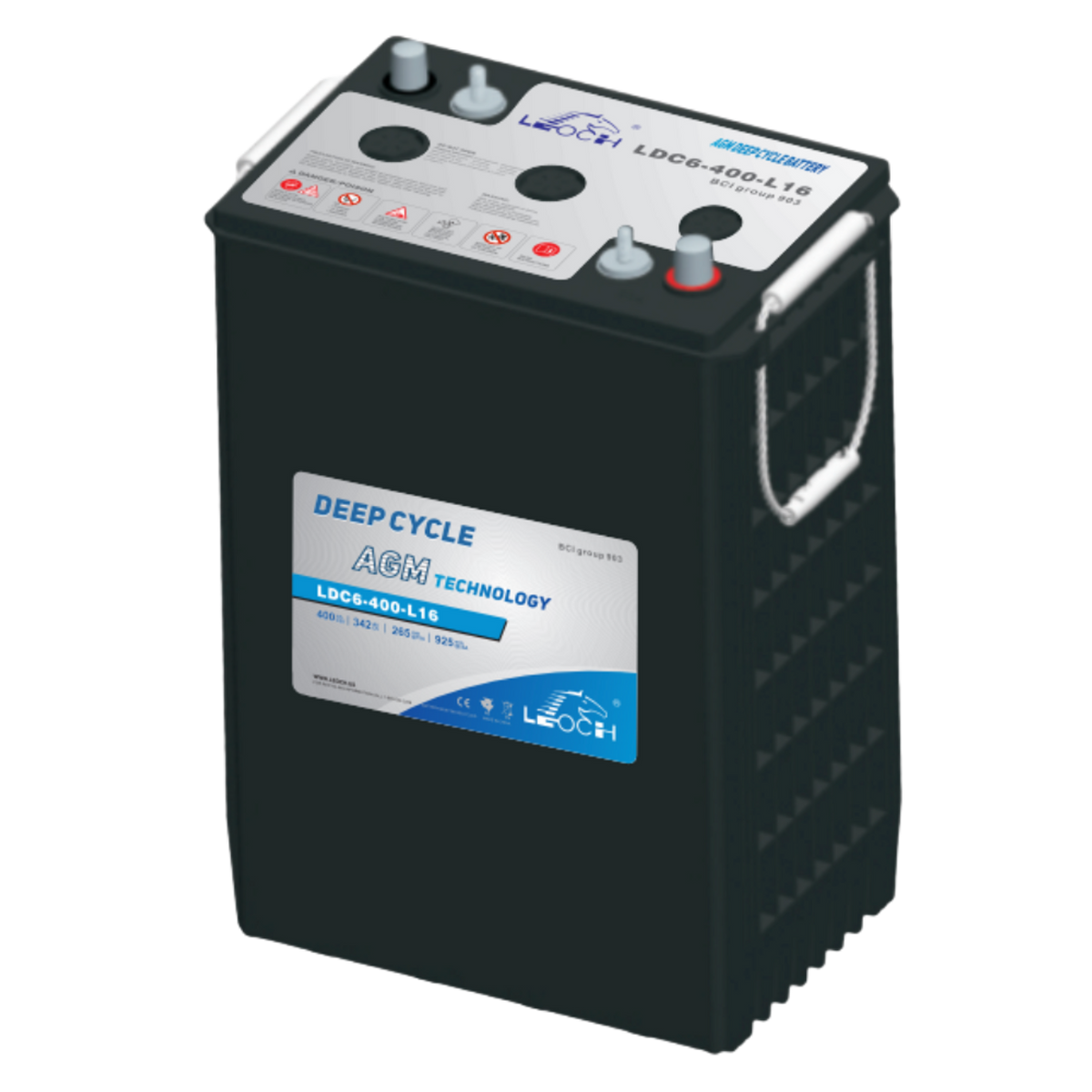 Leoch LDC6-400-L16 – Buy Batteries Online at Deep Cycle Battery Store