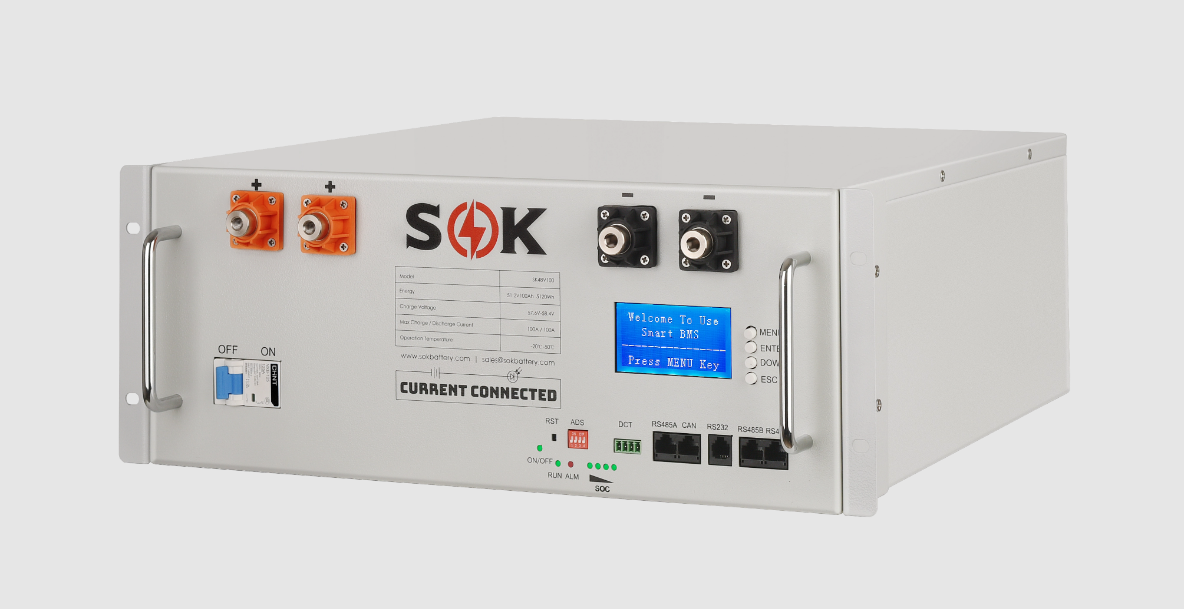 SOK 48V 100Ah PRO Server Rack Battery