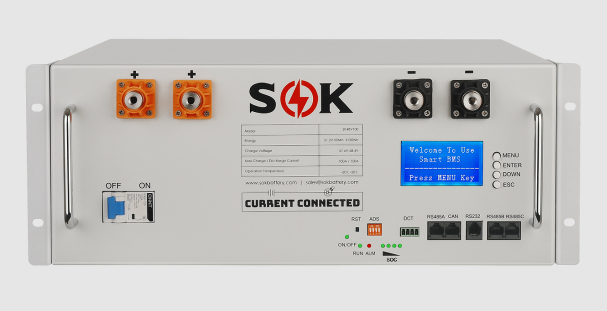 SOK 48V 100Ah PRO Server Rack Battery