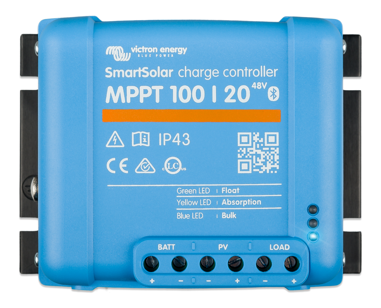 Victron Energy SmartSolar 100/20 MPPT Charge Controller With Bluetooth